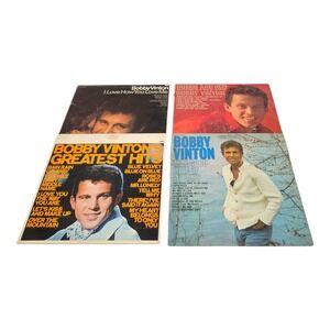 Vintage Bobby Vinton Vinyl LP 4 Record Bundle